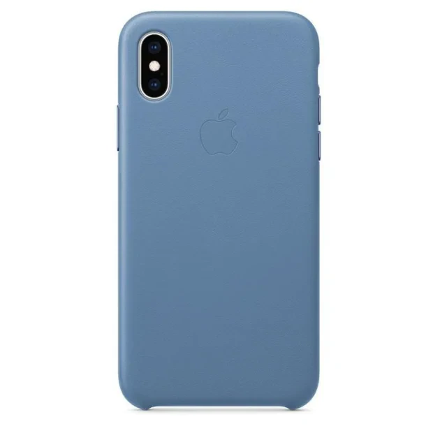 Husa Cover Leather Apple pentru iPhone X/XS MVFP2ZM/A Blue