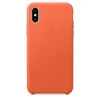 Husa Cover Leather Apple pentru iPhone X/XS MVFQ2ZM/A Orange