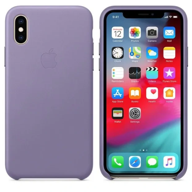 Husa Cover Leather Apple pentru iPhone X/XS MVFR2ZM/A Purple