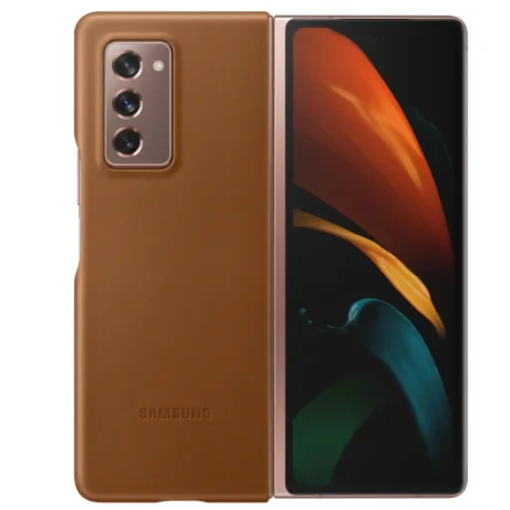 Husa Cover Leather Samsung pentru Samsung Galaxy Fold 2 Maro