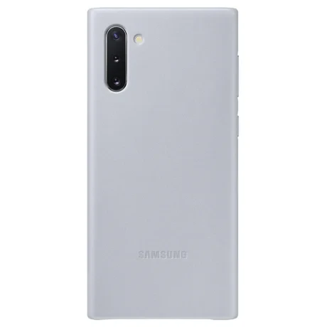 Husa Cover Leather Samsung pentru Samsung Galaxy Note 10 Gri