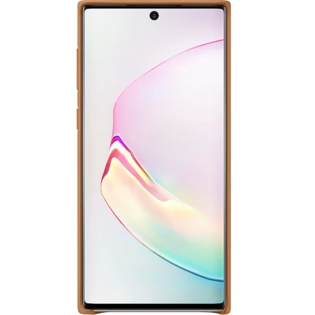 Husa Cover Leather Samsung pentru Samsung Galaxy Note 10 Maro