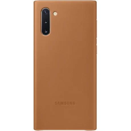 Husa Cover Leather Samsung pentru Samsung Galaxy Note 10 Maro