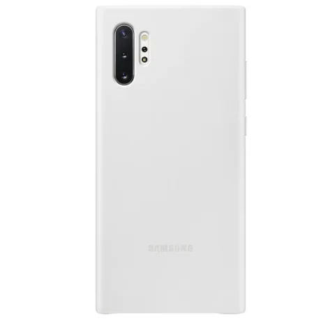 Husa Cover Leather Samsung pentru Samsung Galaxy Note 10 Plus Alb