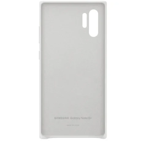 Husa Cover Leather Samsung pentru Samsung Galaxy Note 10 Plus Alb