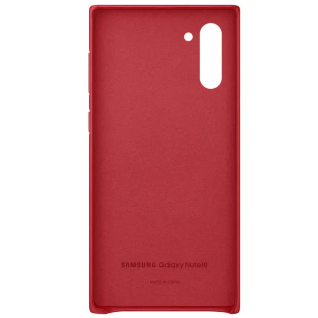 Husa Cover Leather Samsung pentru Samsung Galaxy Note 10 Rosu