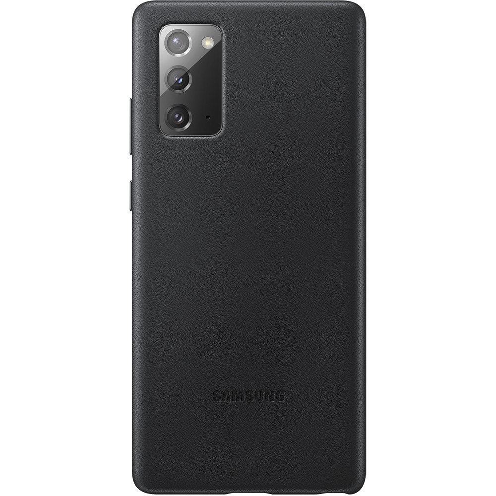 Husa Cover Leather Samsung pentru Samsung Galaxy Note 20 Negru thumb