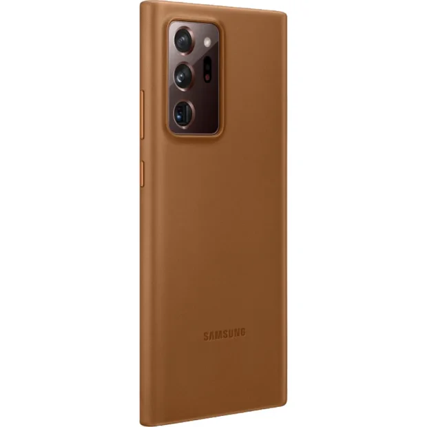 Husa Cover Leather Samsung pentru Samsung Galaxy Note 20 Ultra Brown