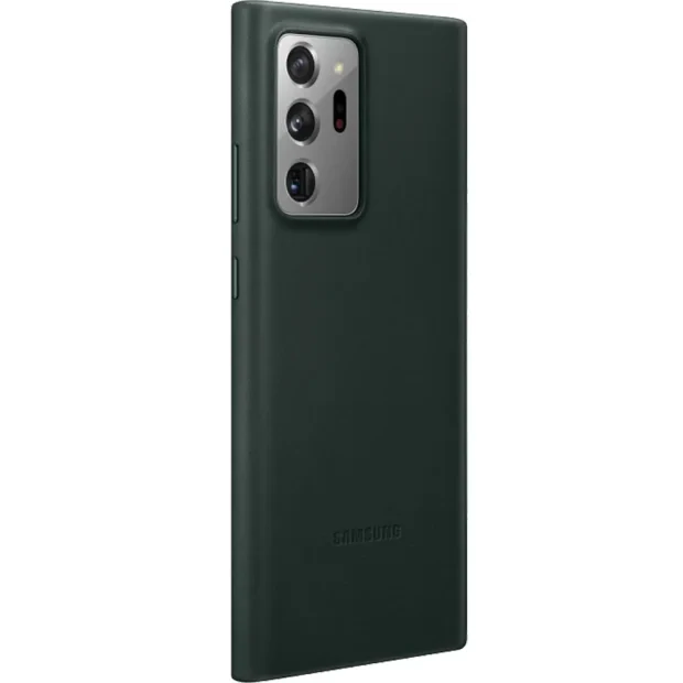 Husa Cover Leather Samsung pentru Samsung Galaxy Note 20 Ultra Verde