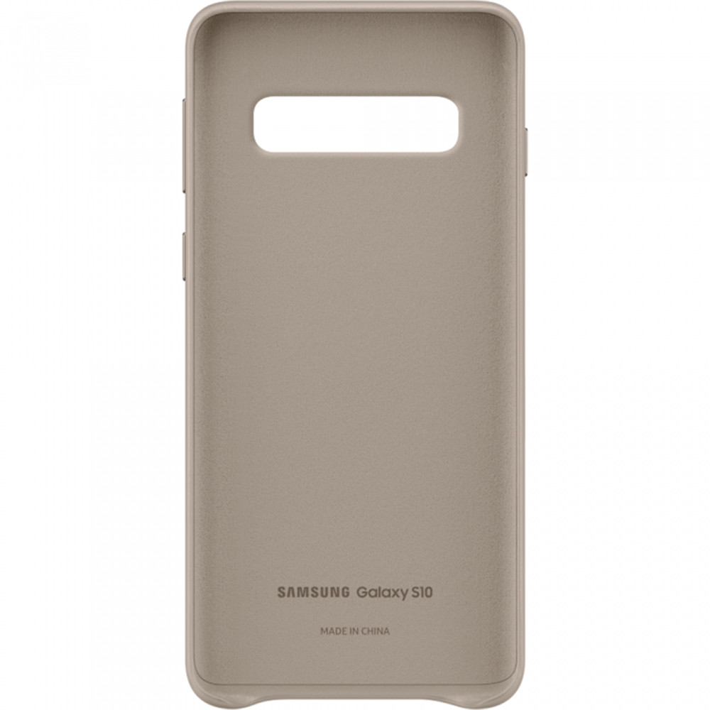 Husa Cover Leather Samsung pentru Samsung Galaxy S10  Gri thumb