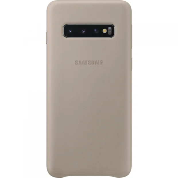 Husa Cover Leather Samsung pentru Samsung Galaxy S10  Gri