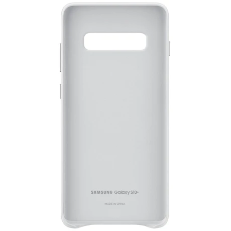 Husa Cover Leather Samsung pentru Samsung Galaxy S10 Plus Alb