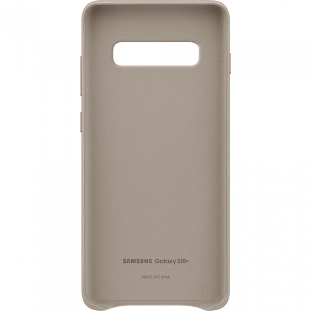 Husa Cover Leather Samsung pentru Samsung Galaxy S10 Plus Gri thumb
