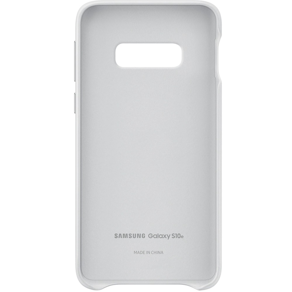 Husa Cover Leather Samsung pentru Samsung Galaxy S10e Alb thumb