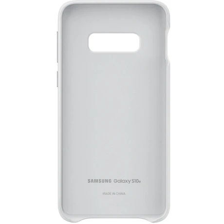 Husa Cover Leather Samsung pentru Samsung Galaxy S10e Alb