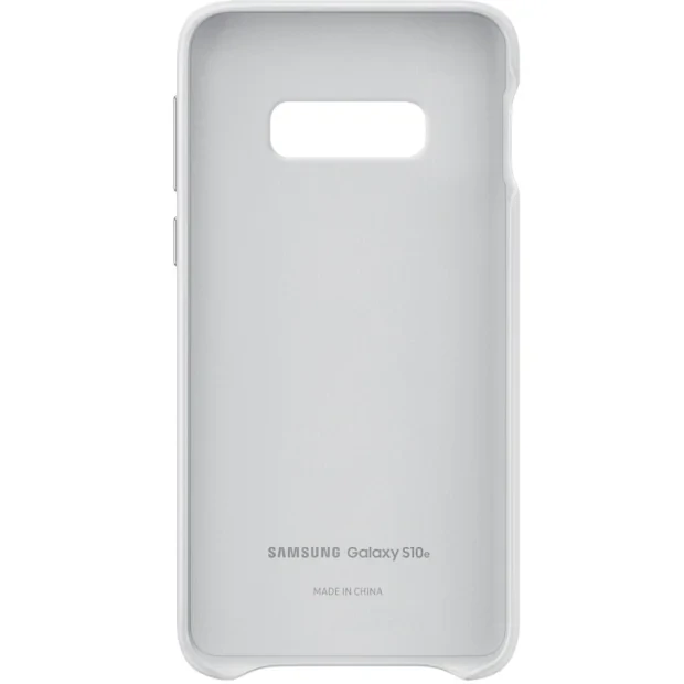 Husa Cover Leather Samsung pentru Samsung Galaxy S10e Alb