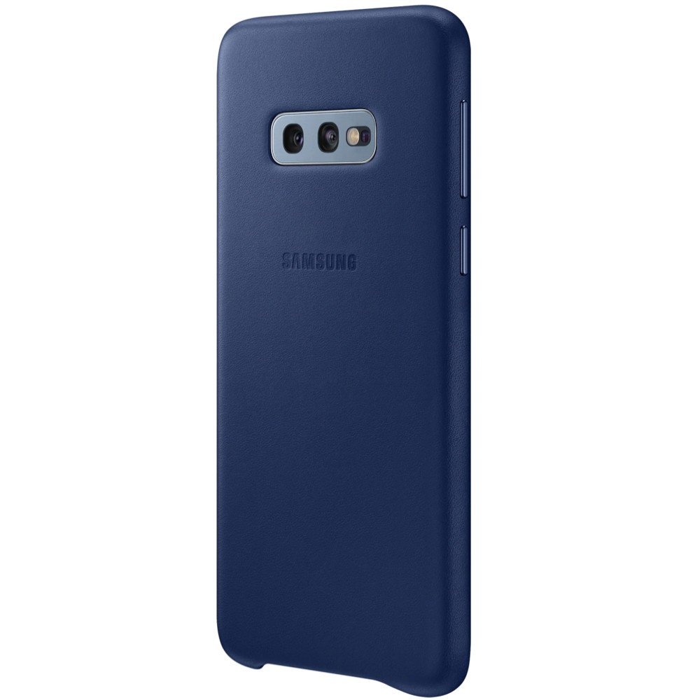 Husa Cover Leather Samsung pentru Samsung Galaxy S10e Albastru thumb