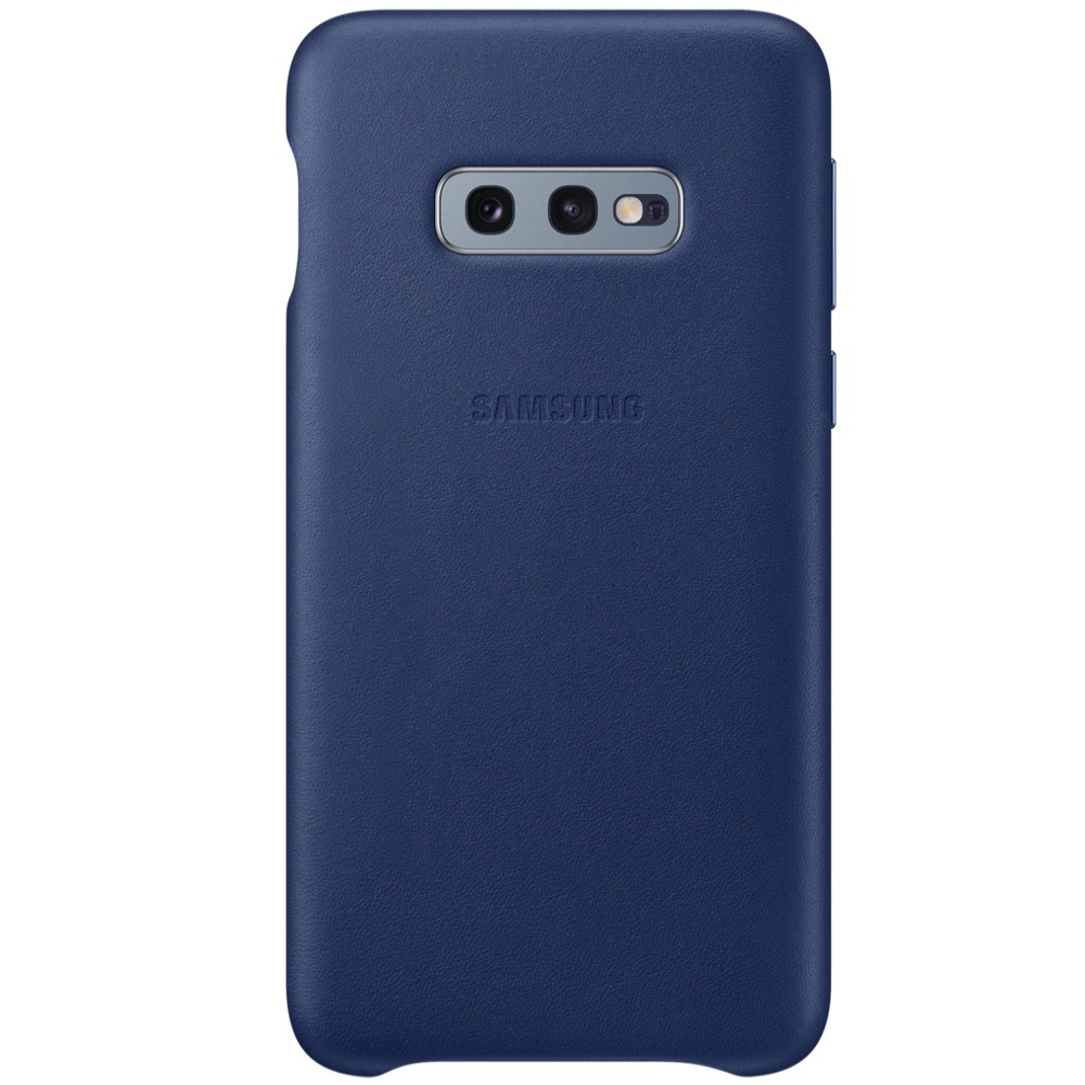 Husa Cover Leather Samsung pentru Samsung Galaxy S10e Albastru thumb
