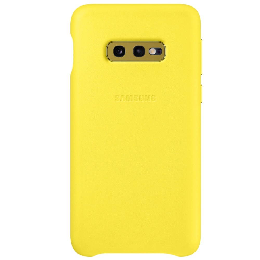 Husa Cover Leather Samsung pentru Samsung Galaxy S10e Galben thumb