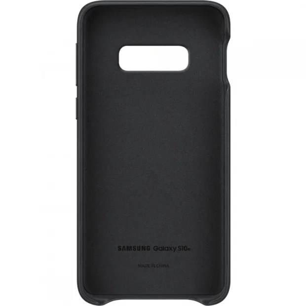 Husa Cover Leather Samsung pentru Samsung Galaxy S10e Negru