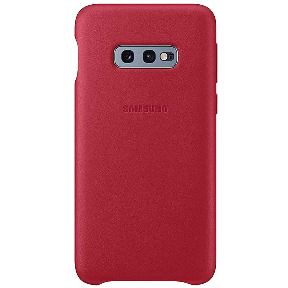Husa Cover Leather Samsung pentru Samsung Galaxy S10e Rosu thumb