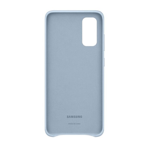 Husa Cover Leather Samsung pentru Samsung Galaxy S20 Albastru