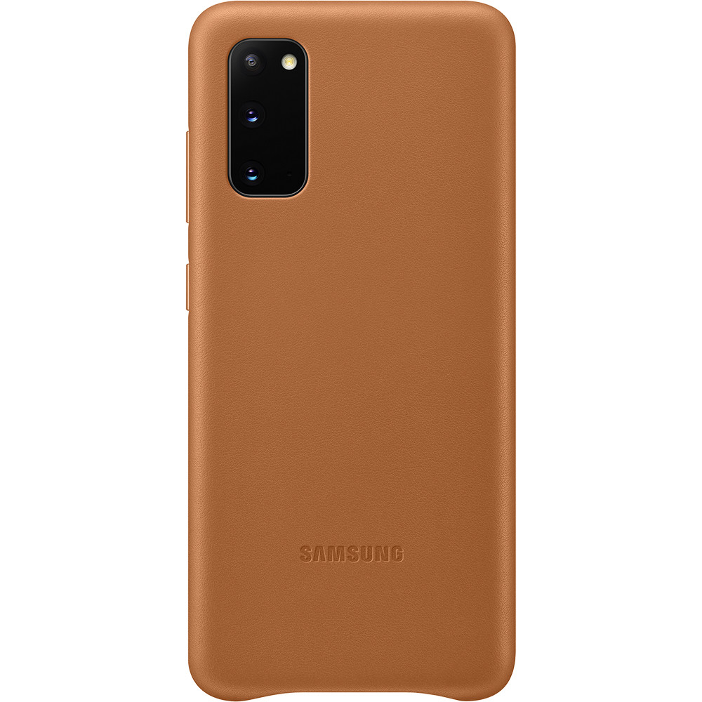 Husa Cover Leather Samsung pentru Samsung Galaxy S20 Maro thumb