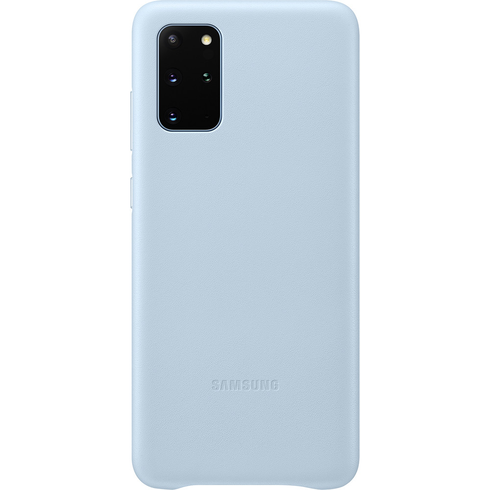 Husa Cover Leather Samsung pentru Samsung Galaxy S20 Plus Albastru thumb