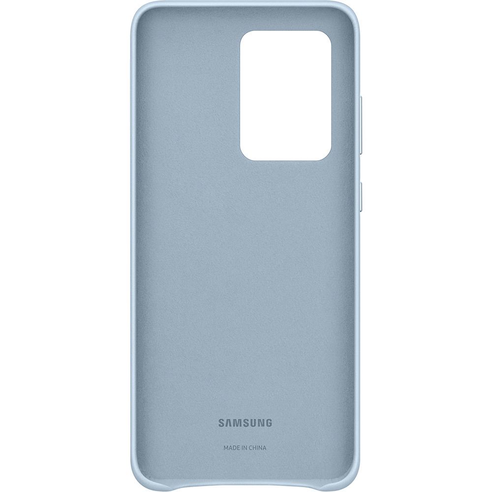 Husa Cover Leather Samsung pentru Samsung Galaxy S20 Ultra Albastru thumb