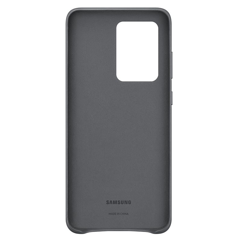 Husa Cover Leather Samsung pentru Samsung Galaxy S20 Ultra Gri thumb