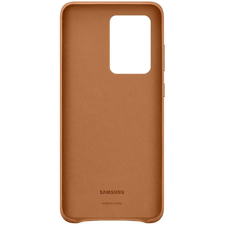 Husa Cover Leather Samsung pentru Samsung Galaxy S20 Ultra Maro thumb