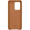 Husa Cover Leather Samsung pentru Samsung Galaxy S20 Ultra Maro