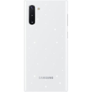 Husa Cover Led Samsung pentru Samsung Galaxy Note 10 Alb
