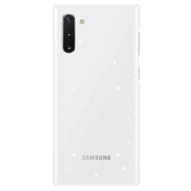 Husa Cover Led Samsung pentru Samsung Galaxy Note 10 Plus Alb