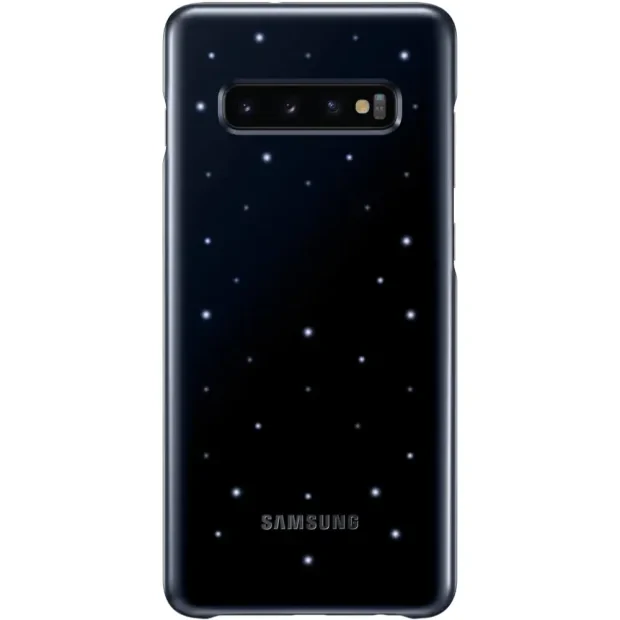 Husa Cover Led Samsung pentru Samsung Galaxy S10 Plus Negru