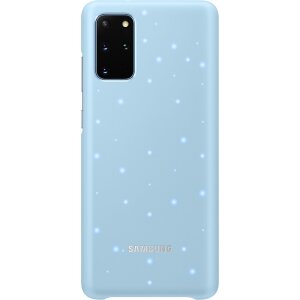Husa Cover Led Samsung pentru Samsung Galaxy S20 Plus Albastru