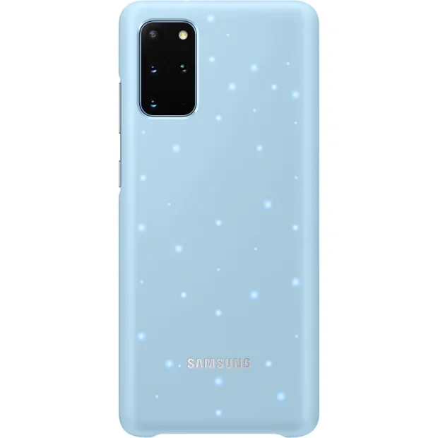 Husa Cover Led Samsung pentru Samsung Galaxy S20 Plus Albastru