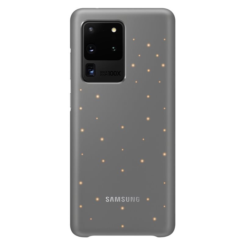 Husa Cover Led Samsung pentru Samsung Galaxy S20 Ultra Gri thumb