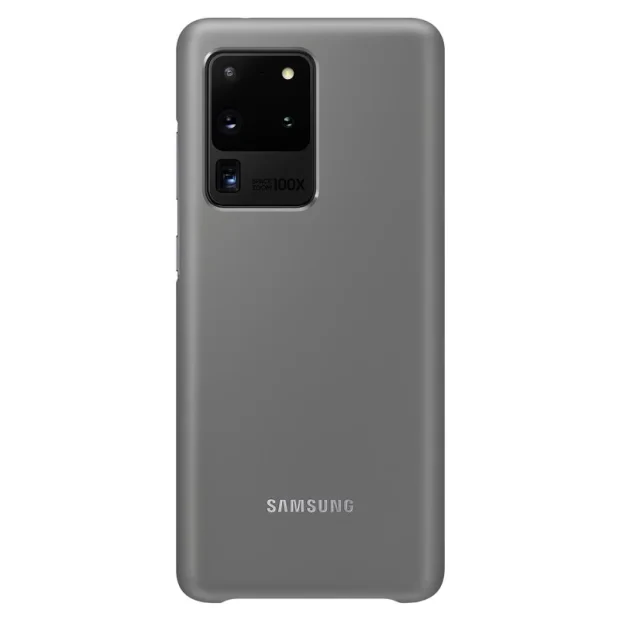 Husa Cover Led Samsung pentru Samsung Galaxy S20 Ultra Gri