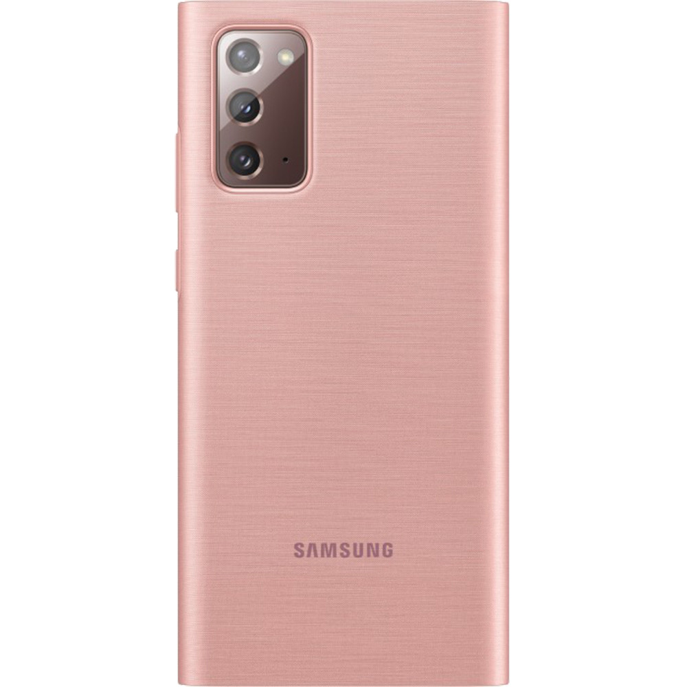 Husa Cover Led View  Samsung pentru Samsung Galaxy Note 20 Cooper Brown thumb