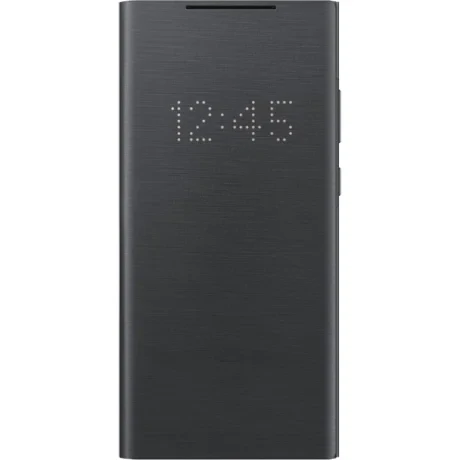 Husa Flip Led View Cover Samsung pentru Samsung Galaxy Note 20 Negru