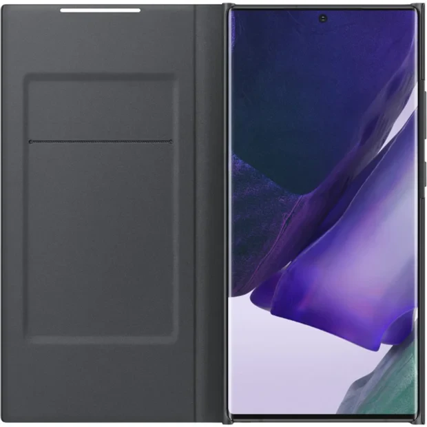 Husa Cover Led View Samsung pentru Samsung Galaxy Note 20 Ultra Negru