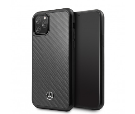 Husa Cover Mercedes Dynamic Carbon pentru iPhone 11 Pro Max MEHCN65RCABK Black thumb