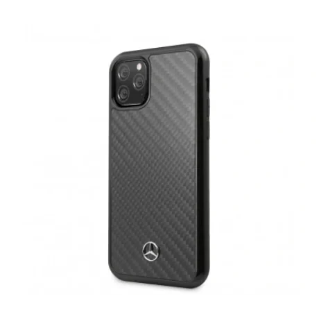 Husa Cover Mercedes Dynamic Carbon pentru iPhone 11 Pro Max MEHCN65RCABK Black