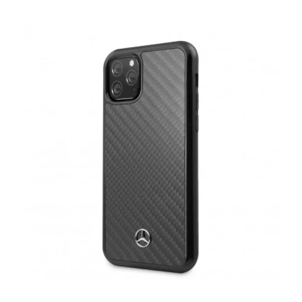 Husa Cover Mercedes Dynamic Carbon pentru iPhone 11 Pro Max MEHCN65RCABK Black