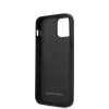 Husa Cover Mercedes Leather Hand Strap pentru iPhone 12 Mini Black