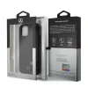 Husa Cover Mercedes Leather Hand Strap pentru iPhone 12/12 Pro Black