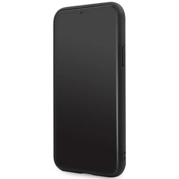 Husa Cover Mercedes Leather Urban pentru iPhone 12 Mini Black