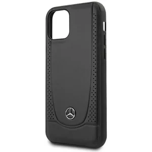 Husa Cover Mercedes Leather Urban pentru iPhone 12 Mini Black