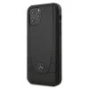 Husa Cover Mercedes Leather Urban pentru iPhone 12/12 Pro Black